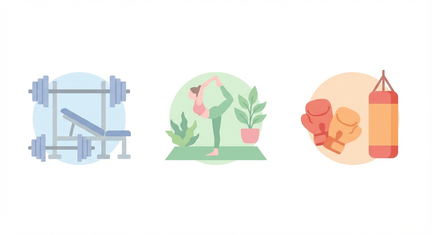 フィットネスジムの種類と選び方ガイド