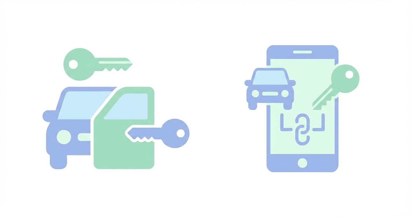 レンタカーとカーシェアの違いと選び方 アイキャッチ