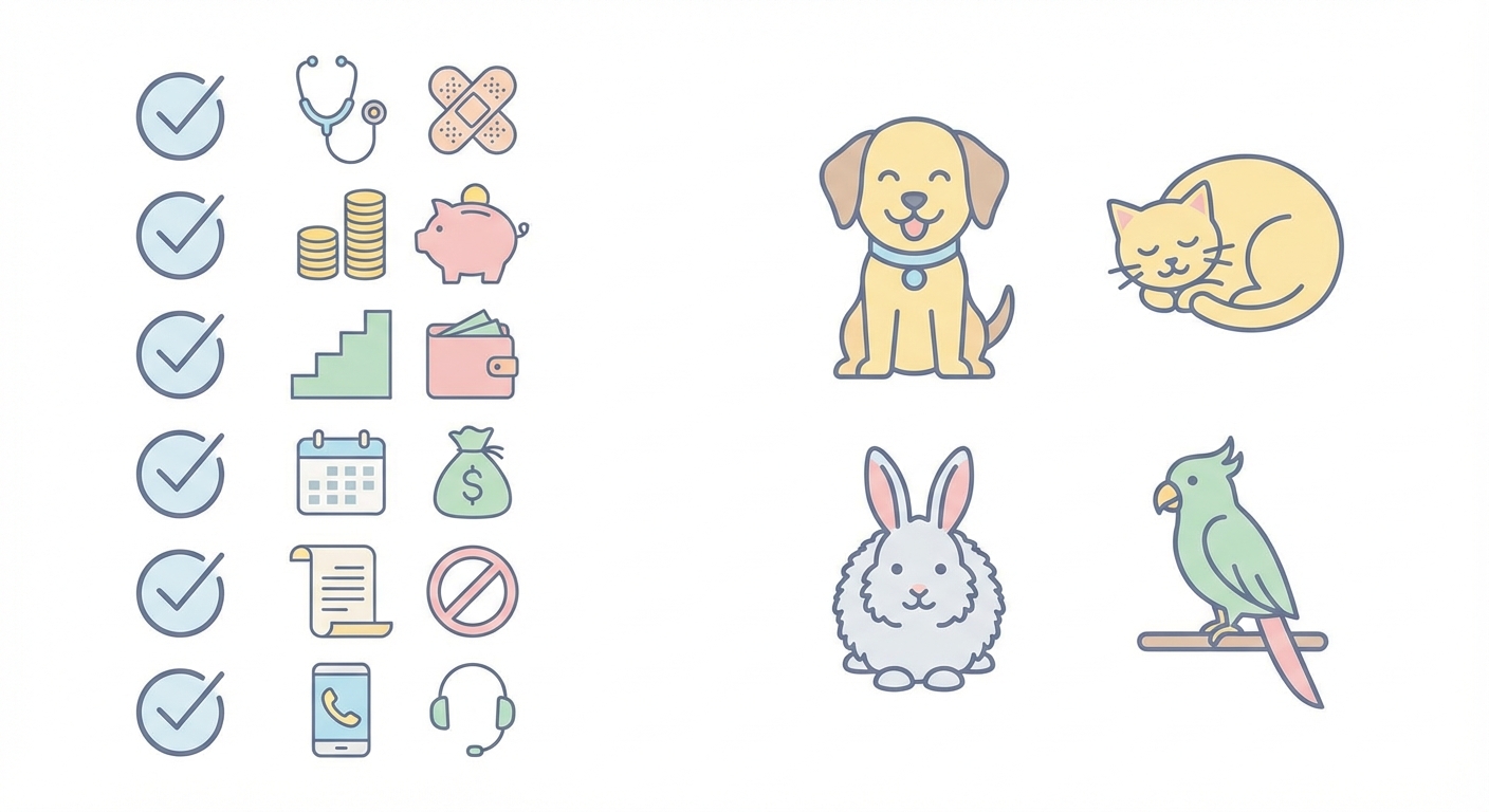 ペット保険の選び方チェックリスト【犬猫飼い主向け】