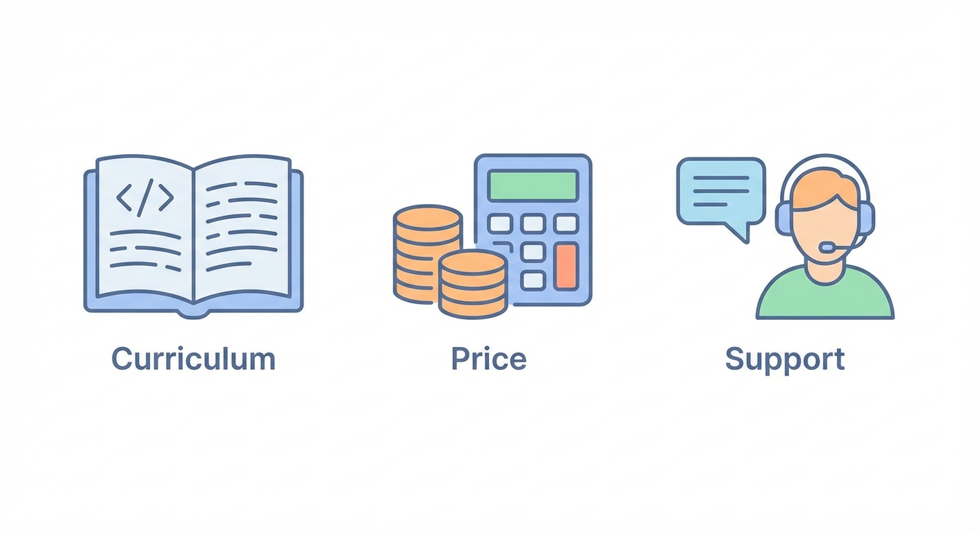 プログラミングスクールの料金と特徴まとめ