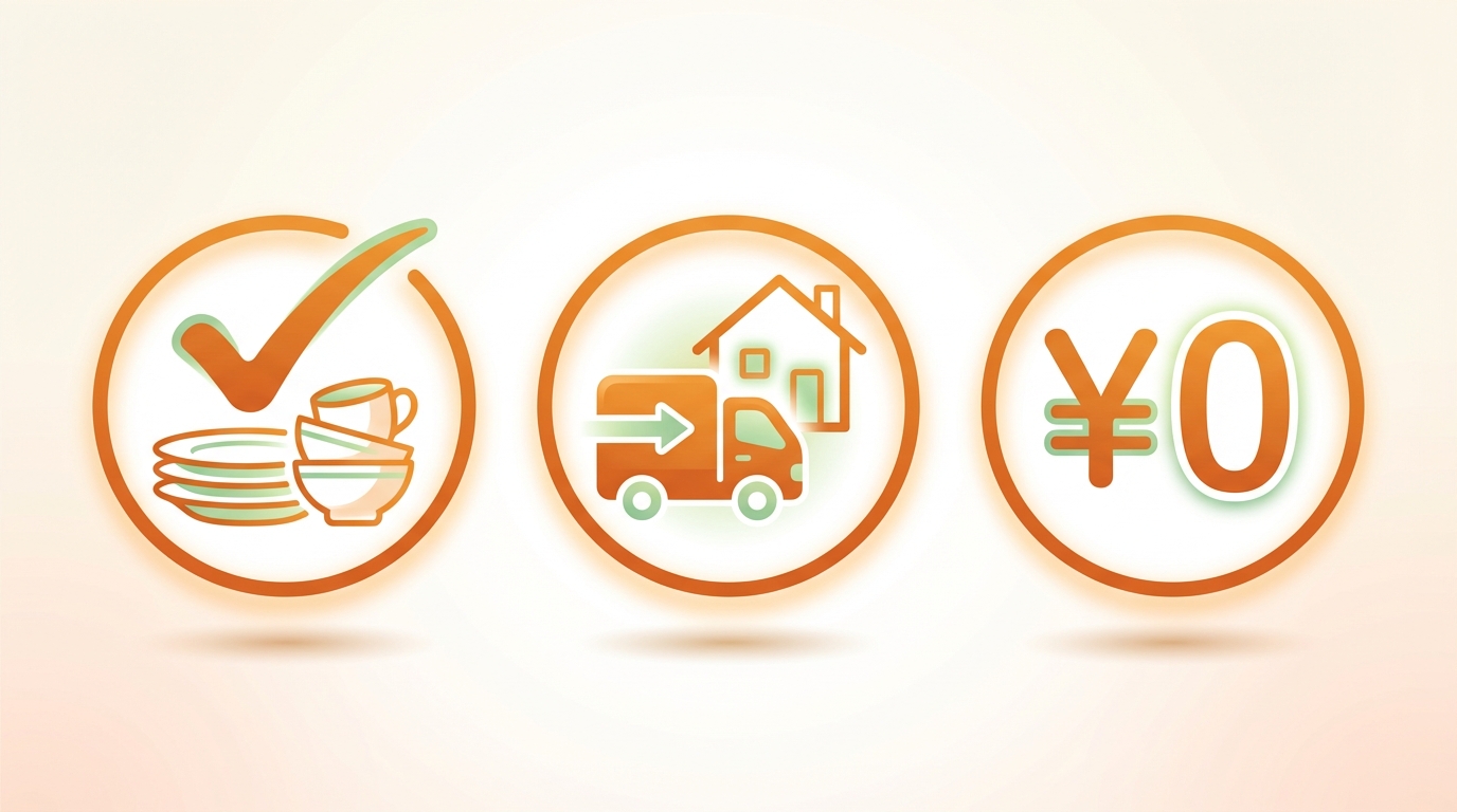 食器買取 福ちゃんの特徴 - ノンブランドOK・出張買取・費用無料